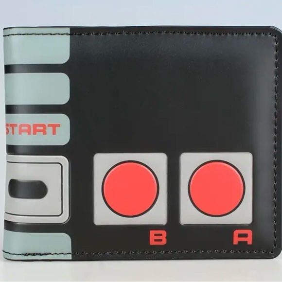 COPY - Original NES Nintendo System  control inspired Wallet black - Picture 8 of 10